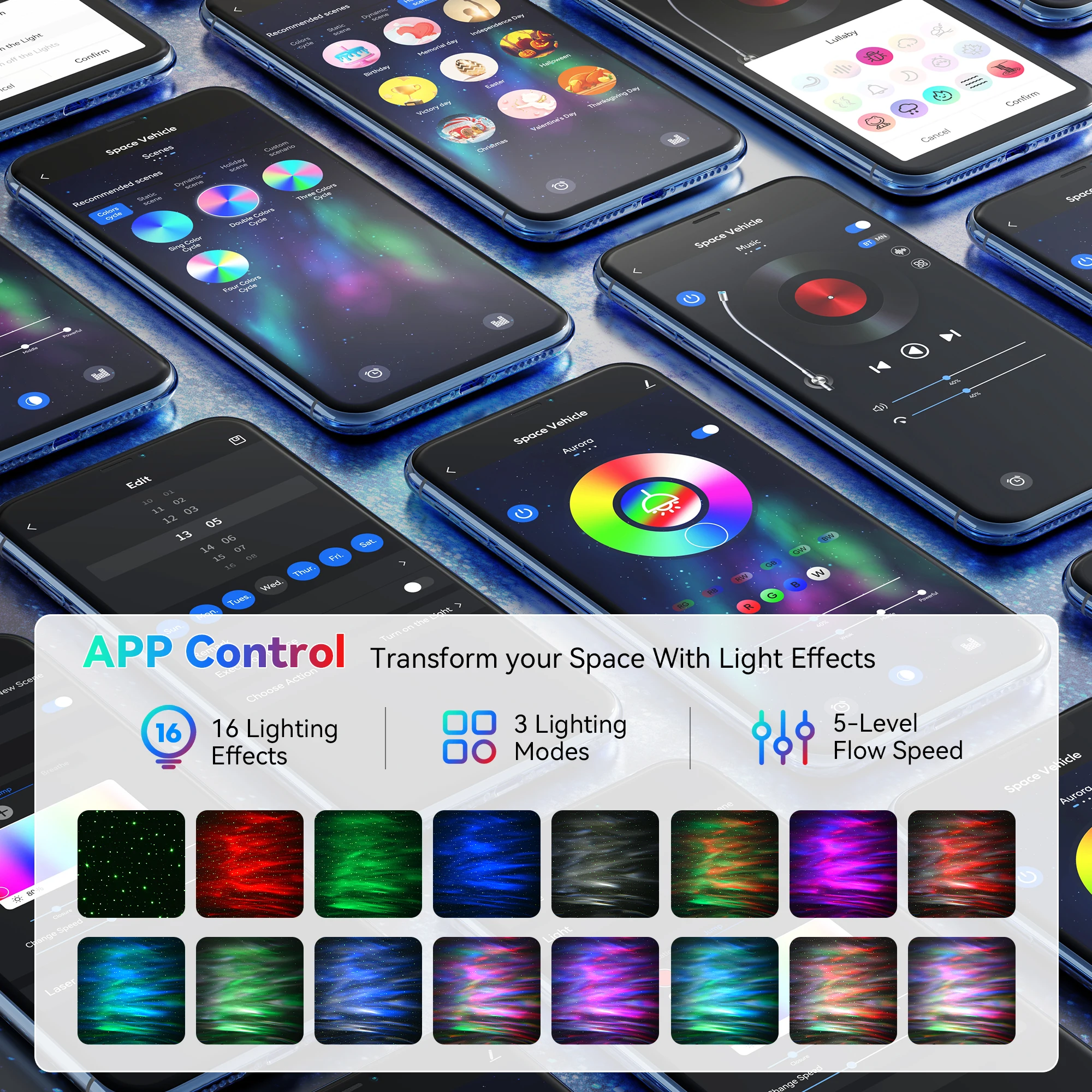 GP08 Dinosaur Eggs Bluetooth Subwoofer Speaker Galaxy Projector Star Projector for Kids Adults Gaming Room Home Theater