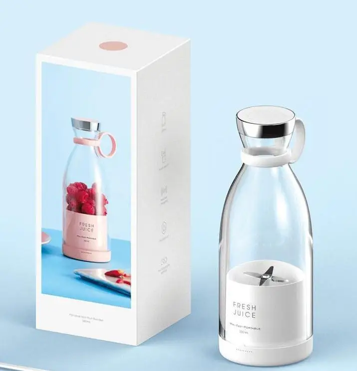 Madou Personal Portable Mini Fresh Juicer Blender USB Rechargeable Electric Portable Juicer