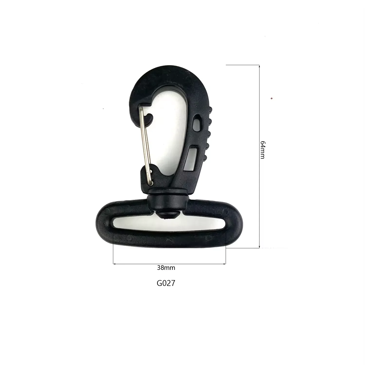 Wholesale Adjustable Accessories Plastic Hook for Surfboard Strap Belt Backpack Swivel Trigger Clips Bag Eco-friendly Customized