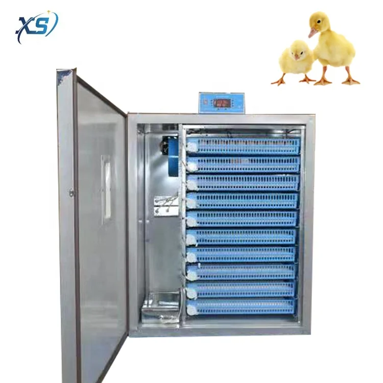Fully automatic 800 1000 eggs capacity chicken egg incubator