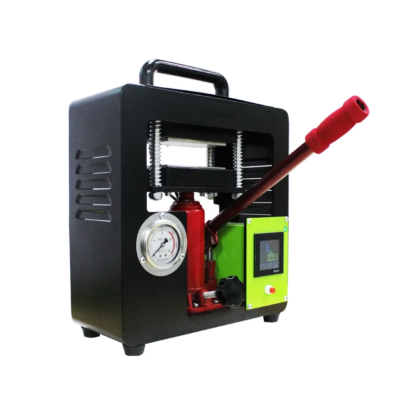 dual heated Plates Hydraulic Press Machine  black pressed flowers for food