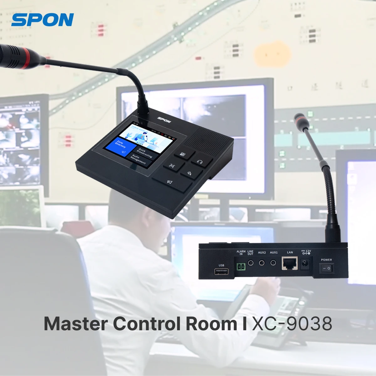 Automatic School Bell System Voice Announcement Broadcating System Background Music System