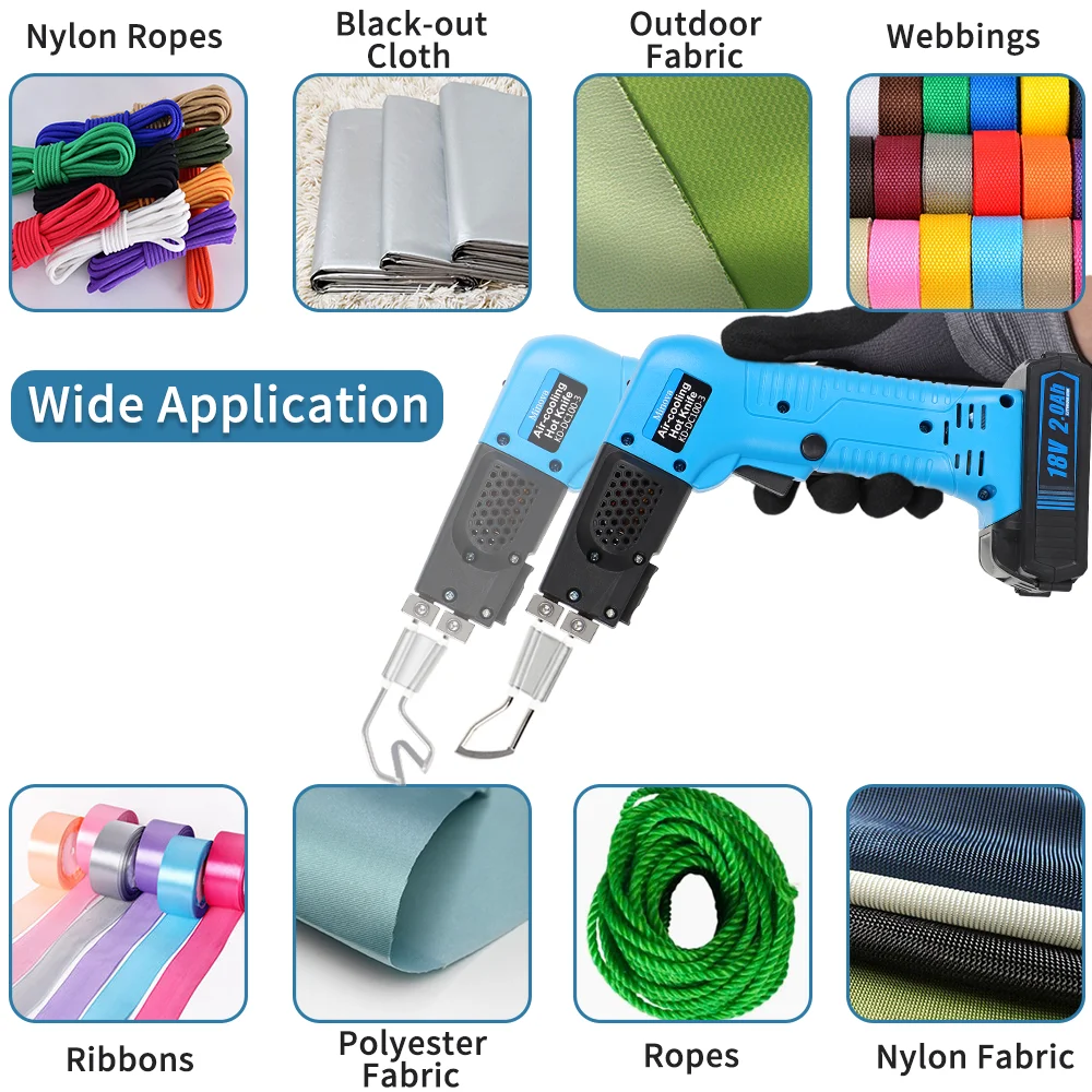 Air-cooling Cordless Hot Knife PP Rope Cutter/Webbing Cutter