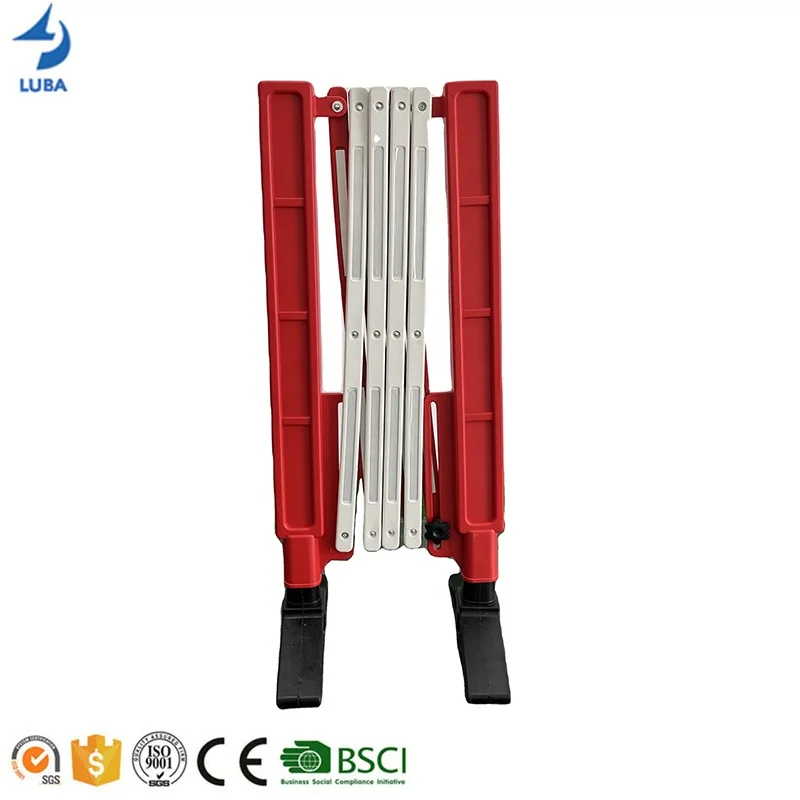 New Road Safety Portable Expanding Security Barricade Portable Guardrail PE Retractable Traffic Fence