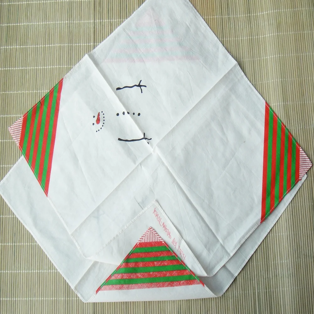 
Printed 100% Cotton Wholesale Handkerchief With Logo 