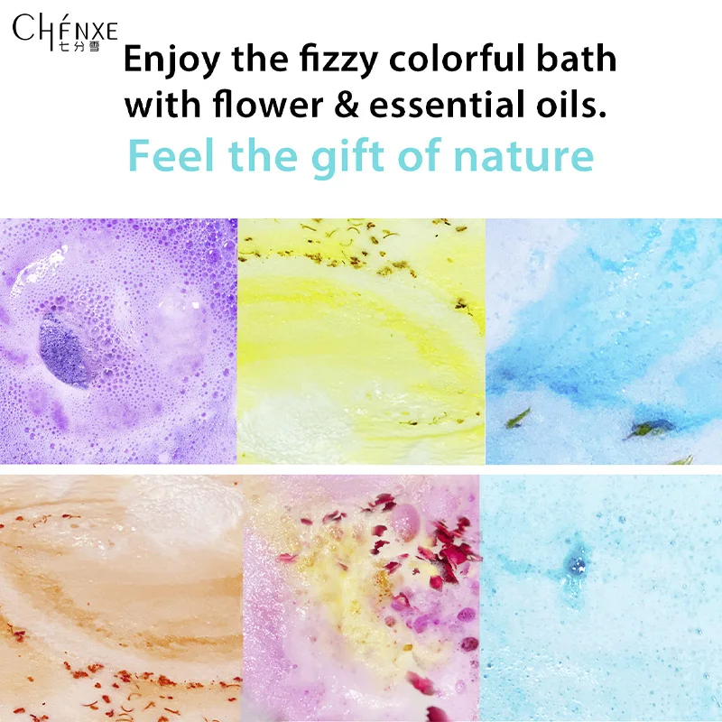 Top Seller Colorful Rich Bubble Bath Fizzies Toys Surprise Gift Set Vegan Organic Rainbow Bath Bombs For Kids