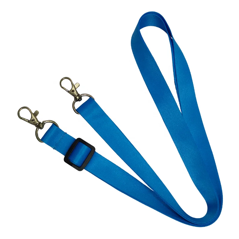 Wholesale cute style heat sublimation logo tool designer blank custom color logo adjust buckle polyester lanyard