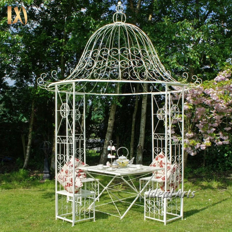Ideal Arts Outstanding Wedding Gazebo Arch Metal Dome