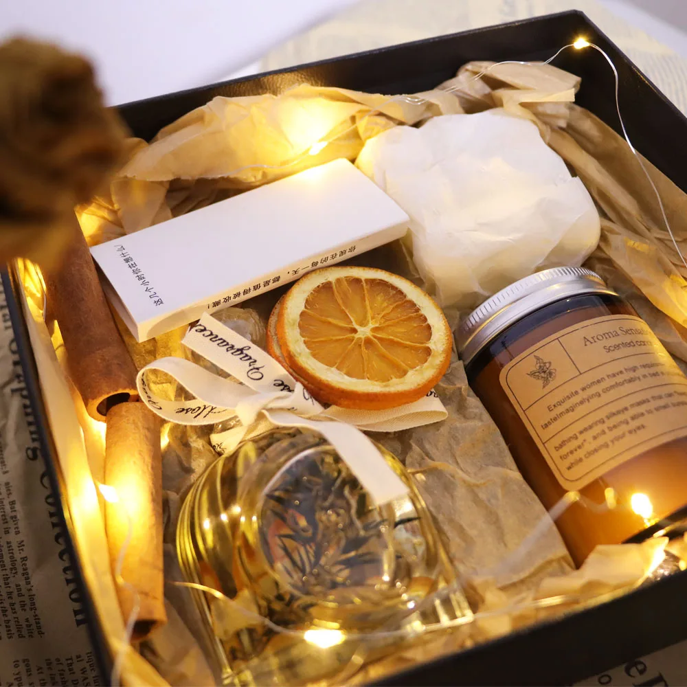 Оптовая продажа, ароматический ароматизатор из соевого воска, набор ароматических банок для свечей, подарочный набор