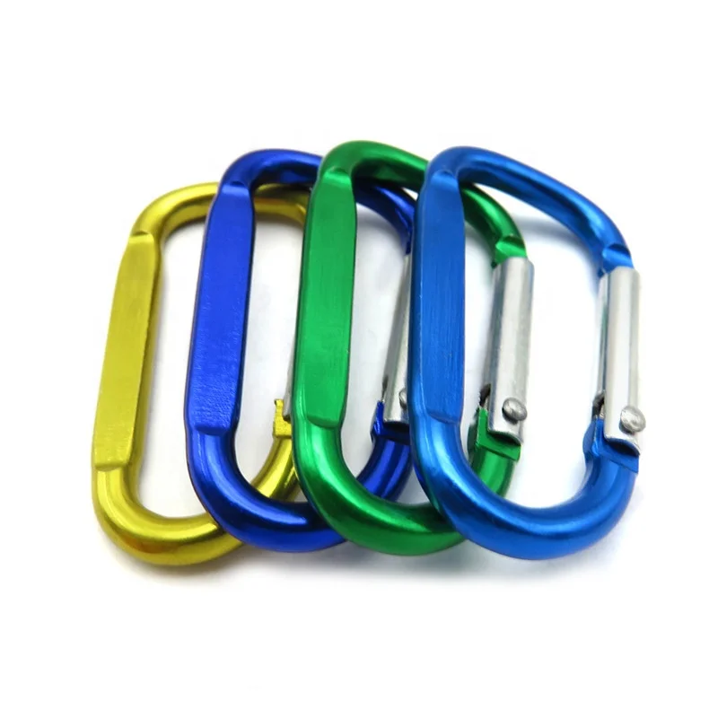 FULE Factory Snap Hook Dog Leash For Dog Collar Logo Supplier Alloy Keychain Metal Custom Shape Clip Aluminum Carabiner