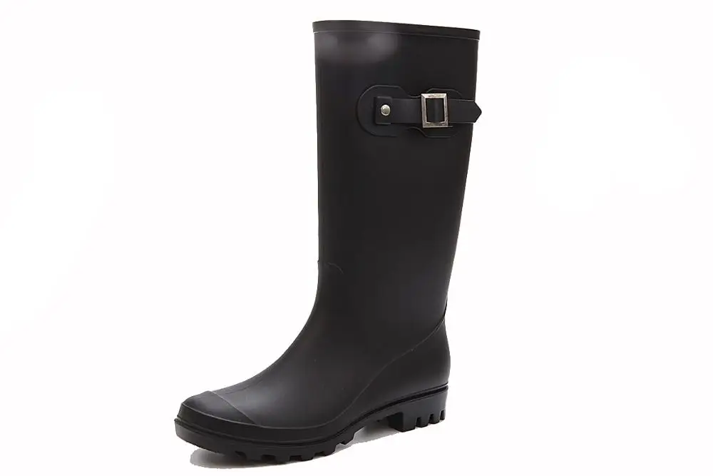 wholesale women trendy candy color clear city  pvc wellies wellingtons rain boots for lady