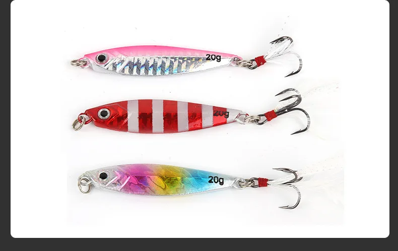 Hot Sale in Europe Fishing Lures Saltwater Sea 20g Decoy Lure Fishing Gear spinners