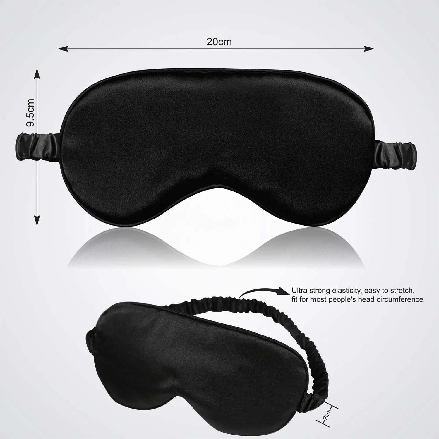 New Arrival Night Shift Workers Restful Sleep Comfortable Silk Eye Mask for Deep Sleep