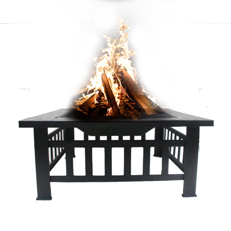 NO. 8866 Outdoor Steel Fire pit Table wood burning fogon brasero for camping