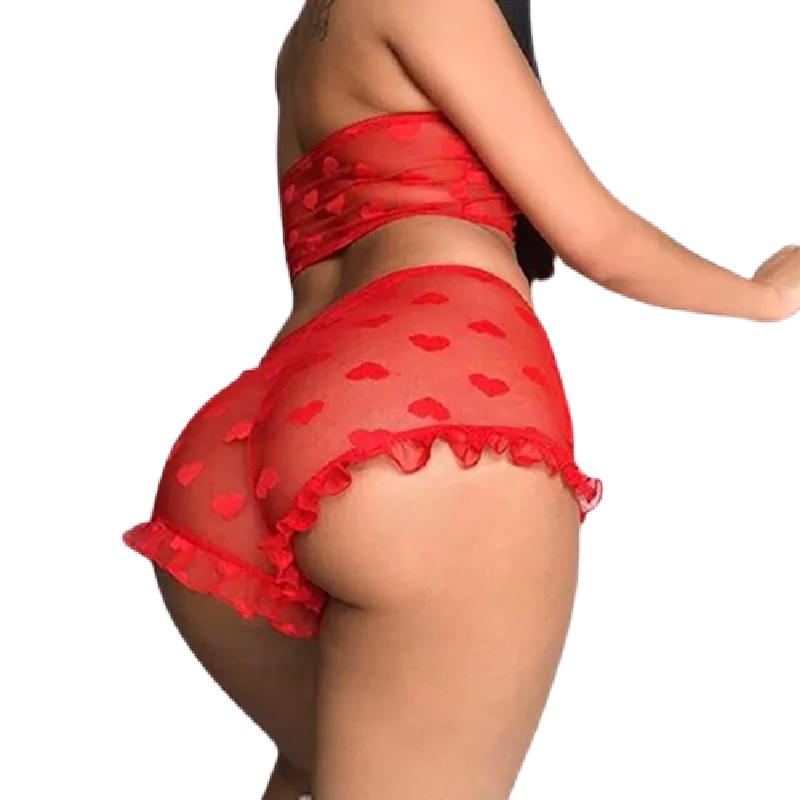 wholesale sexy womens lace plus size transparent lingerie sleepwear two piece ladies bra and pants