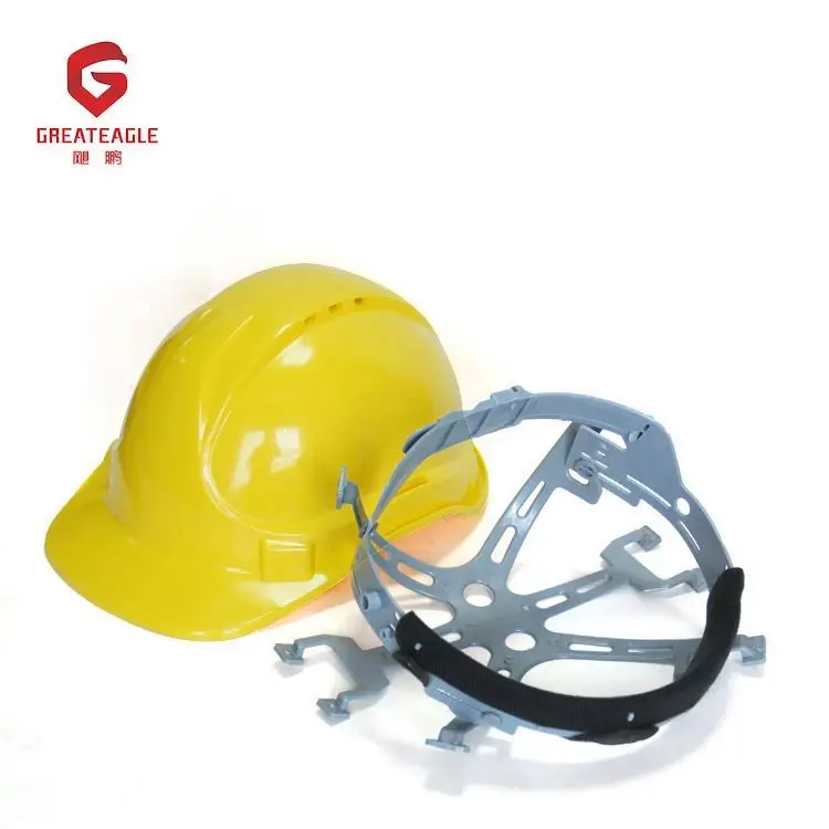 Wholesale construction site shop safety helmet grey color jie yang safety helmet with australia test