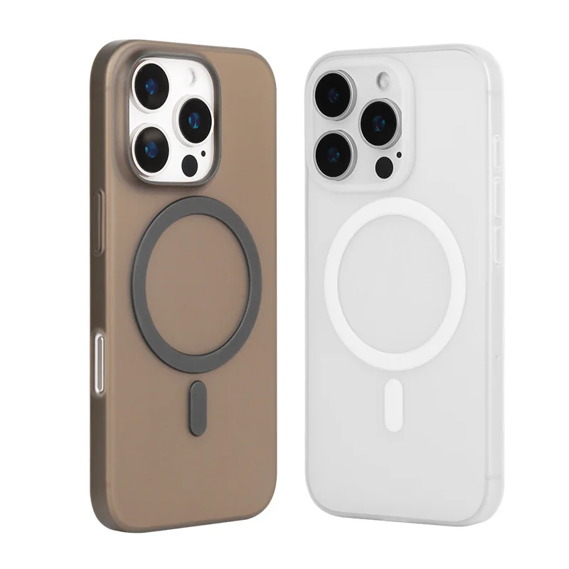 Wireless Charging Cover for iPhone 16 Pro Max Plus Strong N52 Magnets Cover for iPhone16 Pro Max Magnetic Phone Cover