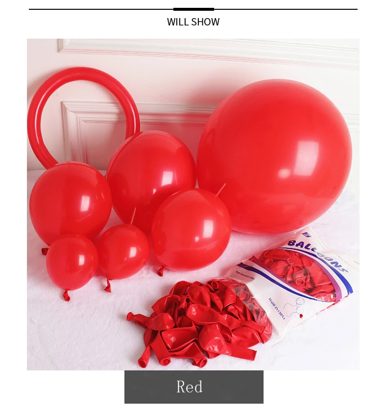 Professional custom 5 inch 10 inch 12 inch 18 inch 36 inch Dumb light balloon Round thickened latex balloon Party Decorations
