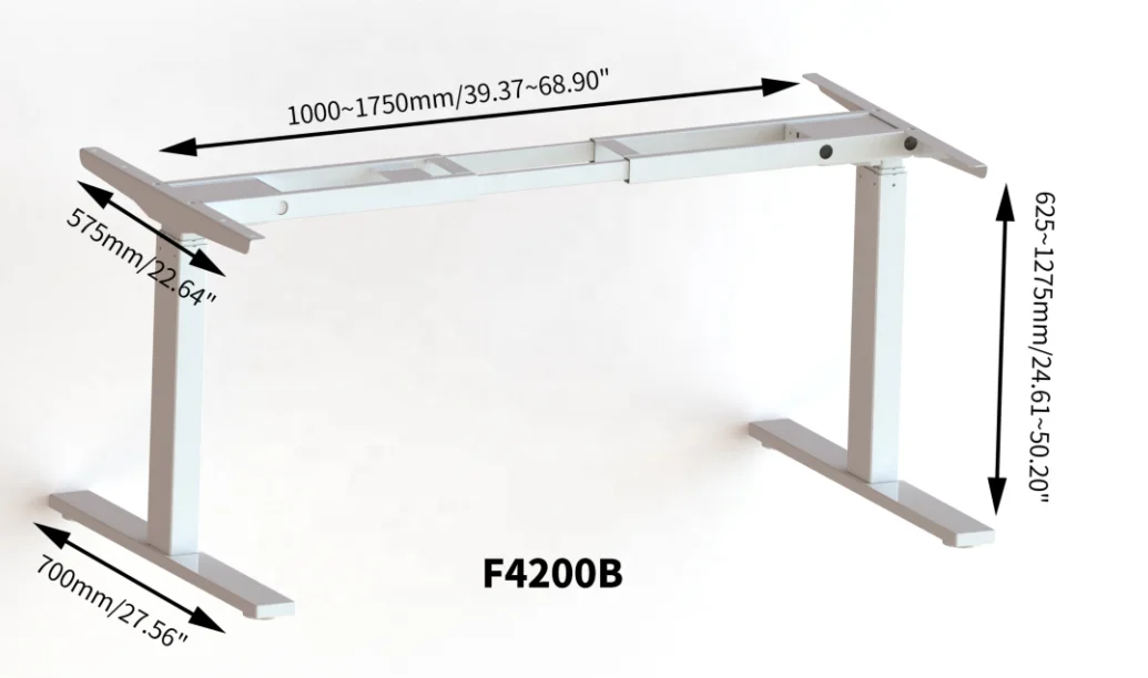dual motor desk of adjustable height desk electric with table desk for home