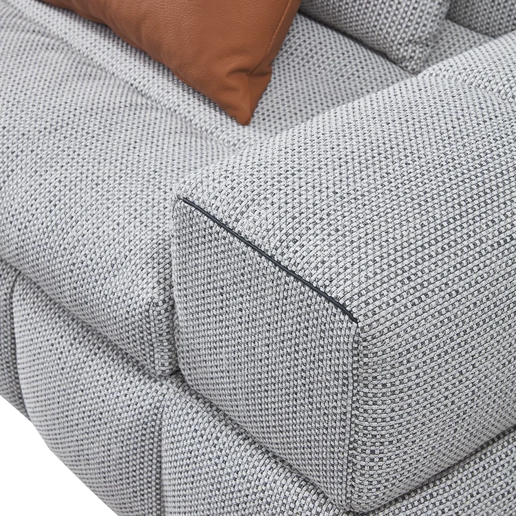 Modern Home Living Room Luxury Sofa Set Hi-Tech Fabric Furniture Corner Modular Couches Sectional Sofa