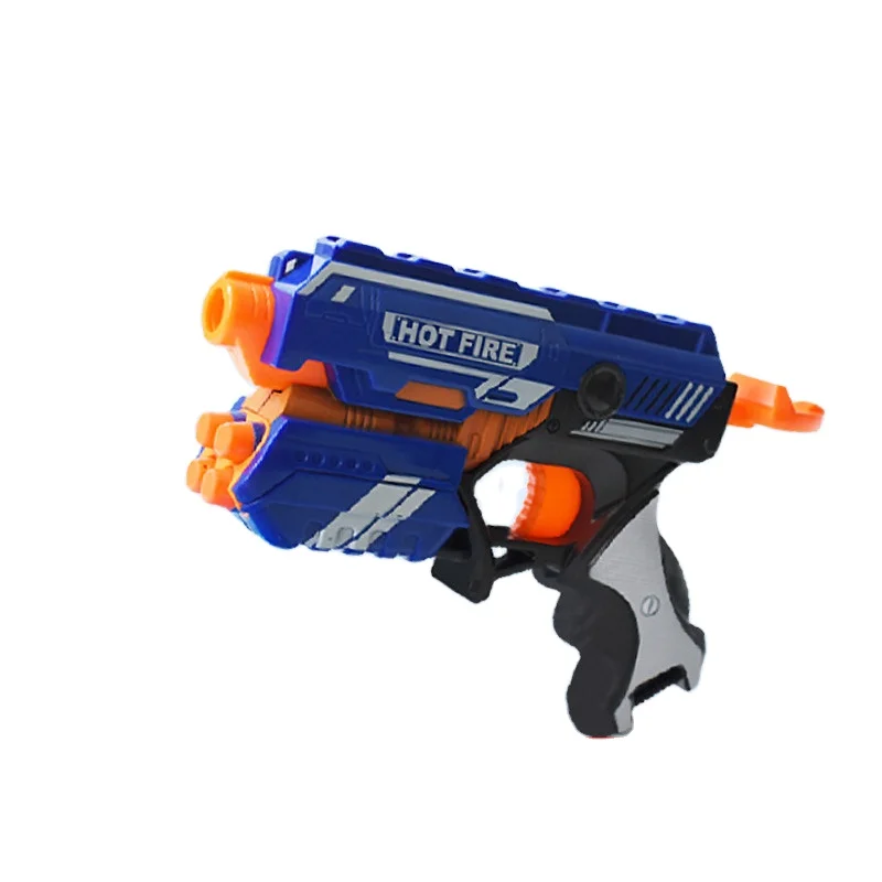 Wholesale Cheap Parent-Child Interactive Toy Gun Soft Safe Manual Plastic Soft Bullet Gun