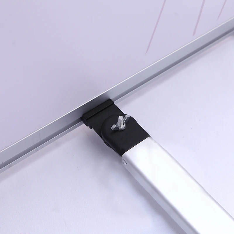 Cheapest manufacturer wholesale good quality double side show screen L shape stand 80*200 aluminum Banner Stand