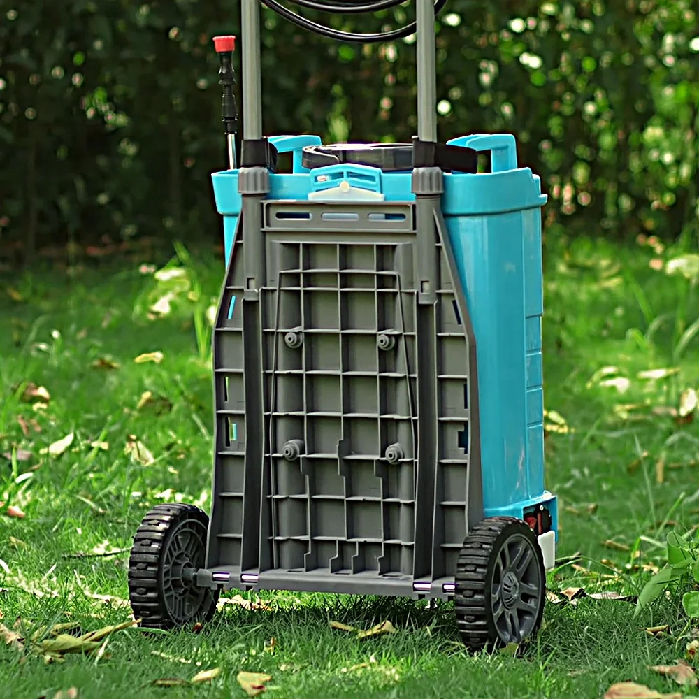 Kunfun Trolley Electric With Wheels Farm Automatic Knapsack Sprayer