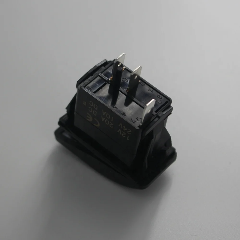  12v автомобильный клавишный выключатель LED ВКЛ/ВЫКЛ пуш-ап управления для лодок