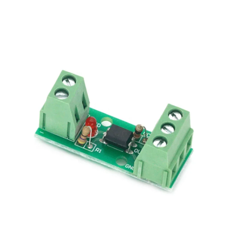 1 way optocoupler isolation module/EL817/PC817/optical isolator/optical coupler/cardable rail bracket