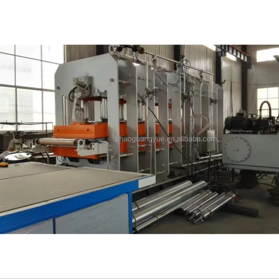 XLB1400x5700 rubber conveyor belt making production vulcanizing vulcanization curing hydraulic hot heat press machine
