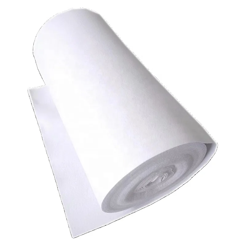 Manufacturers polyester short yarn non-woven railway road paving tank bottom landfill geotextiles