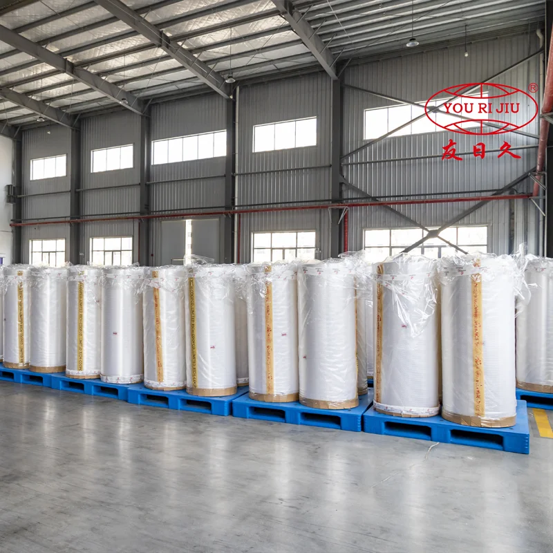 Youyi Group 4000m 8000m Coating Tape Making Bag Biaxially Oriend Polypropylene Jumbo Roll BOPP Film
