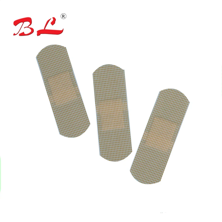 100 Counts Waterproof PE elastic plastic adhesive plaster bandaid handyplast First Aid Adhesive Bandages