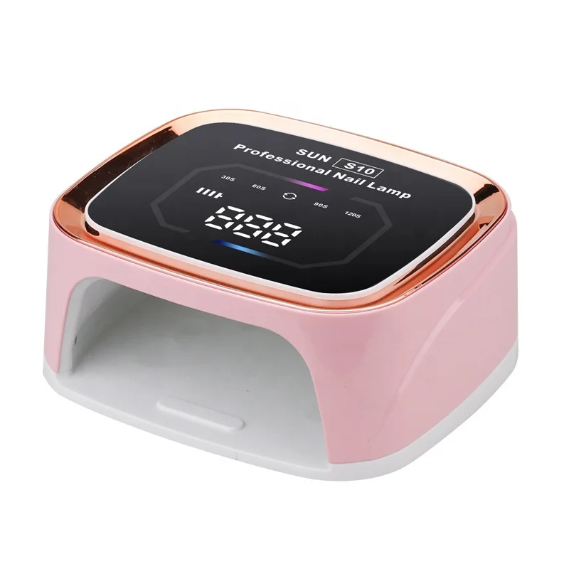 Новая профессиональная 108 Вт перезаряжаемая или электрическая ультрафиолетовая Светодиодная лампа для ногтей Сушилка Sun S10 машина гель-отверждения