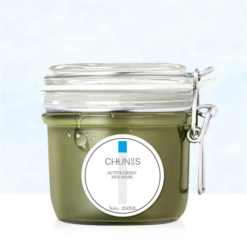 2021s Customized Green Tea Detox Clay Mask Deep Cleansing Pore Minimizer Blackhead Remover Mud Spa Exfoilate Acne