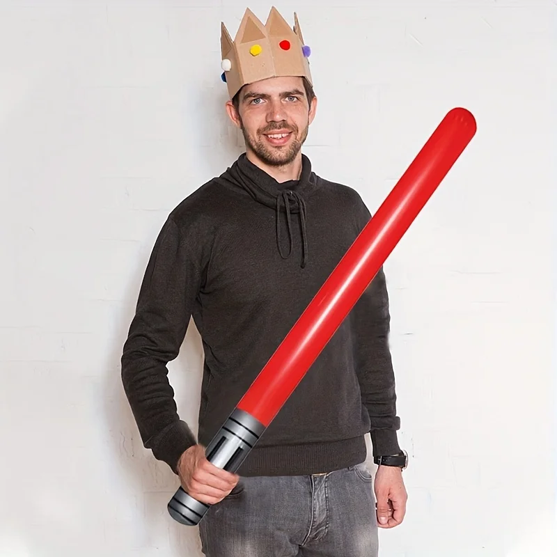 Factory hot sale 37 inch laser type inflatable swords for kids