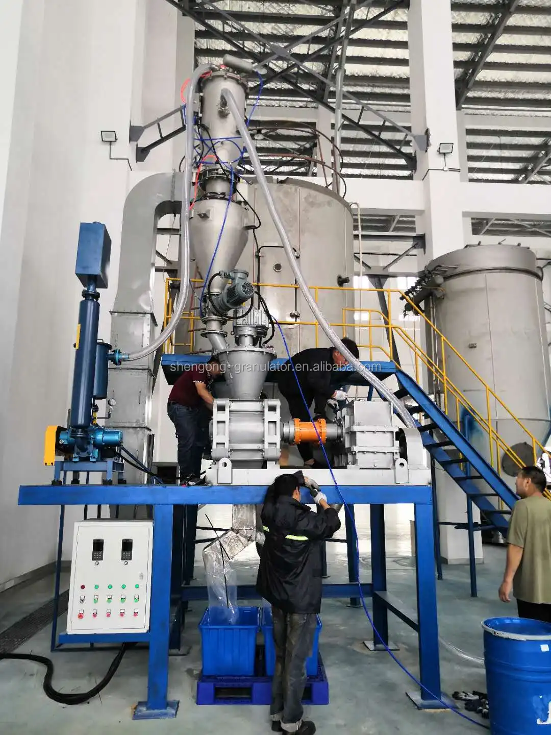 Chemical mineral fertilizer Powder material hydraulic mechanical high pressure no binder double roller press