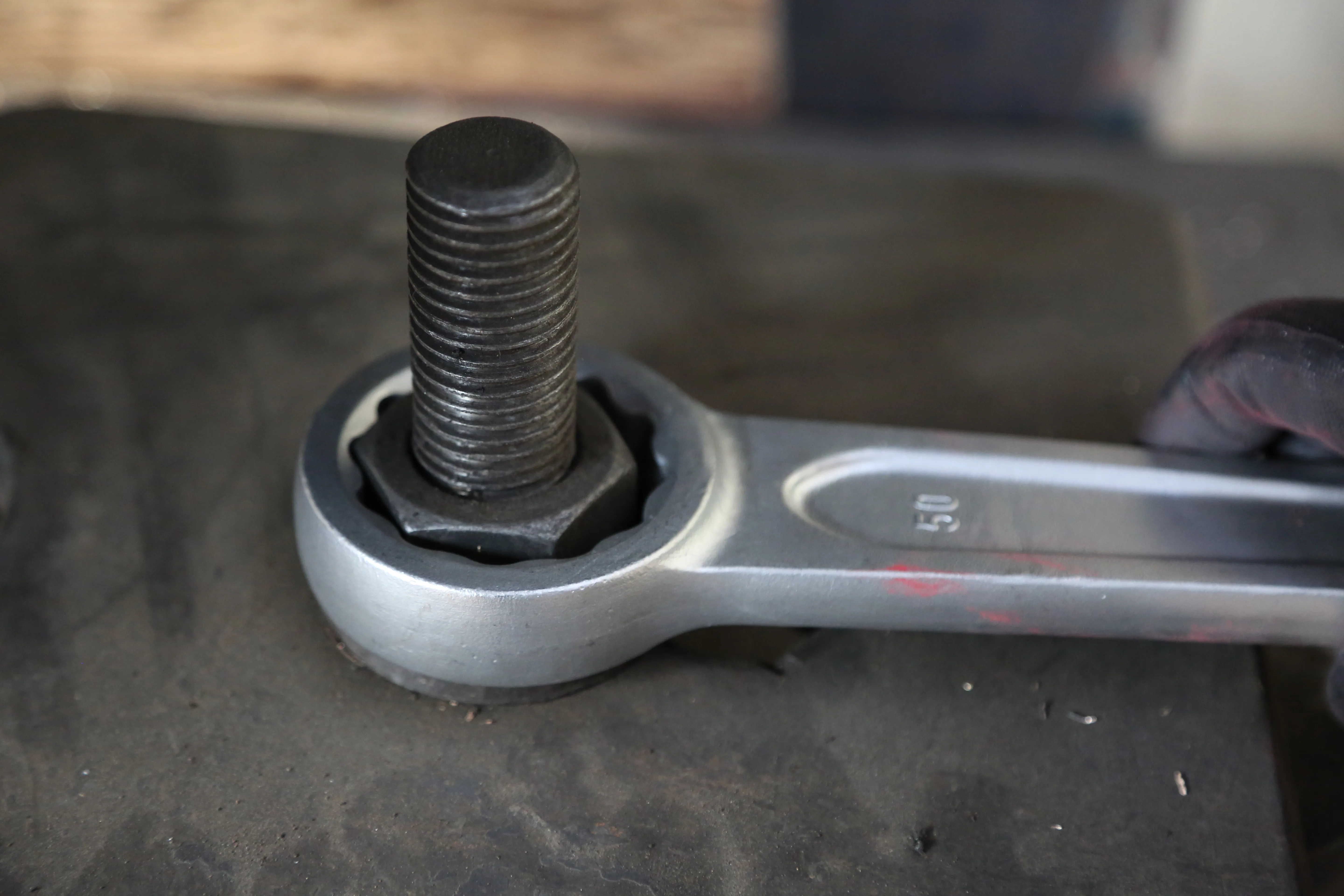 304 stainless steel anti-corrosion Professional tools for chemical plant for food industry 36mm striking open end wrench