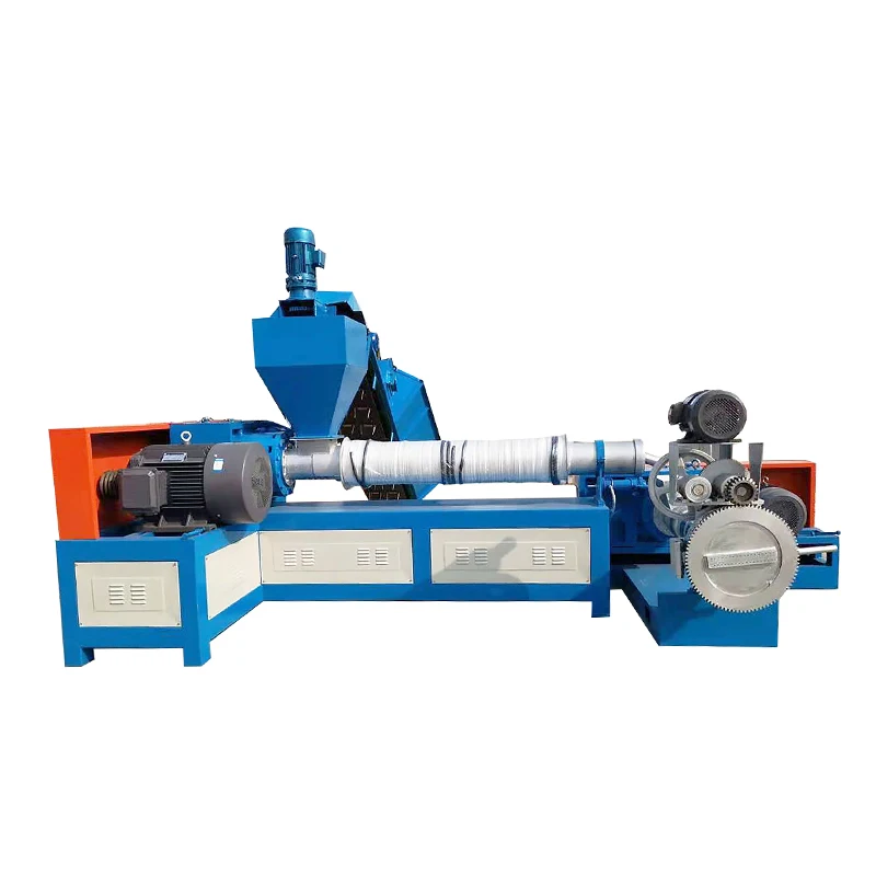 China Manufacturer Recycling Heavy Duty Waste Pe Pp Plastic Granules Single Screw Twin-Unit Granule Pelletizing Machine