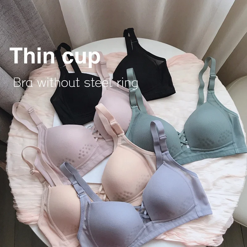 Quality assured sexy women comfortable nylon hot lingerie ladies seamless breathable bra