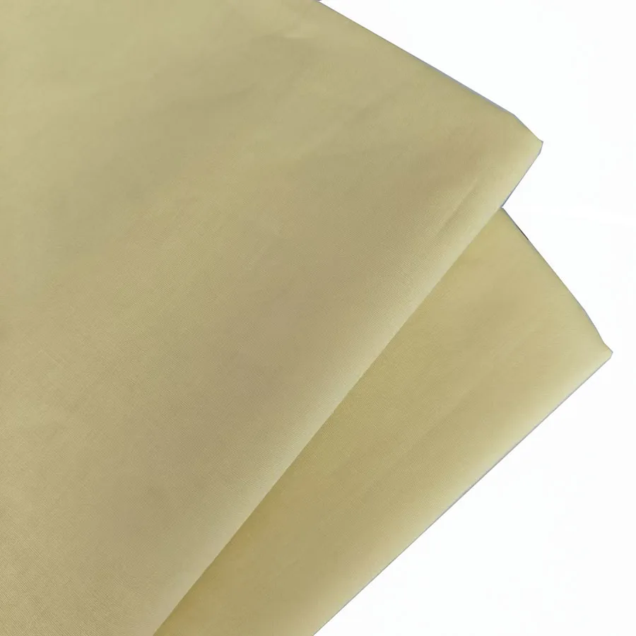Customized plain dyed 100% cotton 40*40 shirting fabric poplin pocket fabric for summer dress