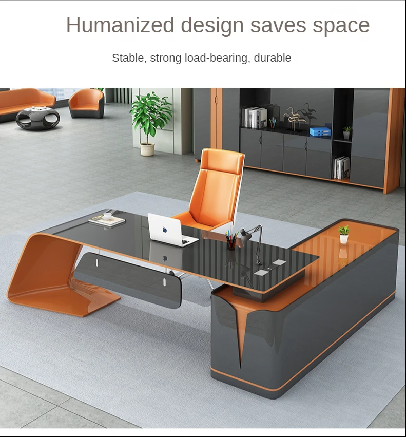 escritorio de oficina MDF Luxury executive office desk set office table CEO Office furniture commercial furniture schreibtisch