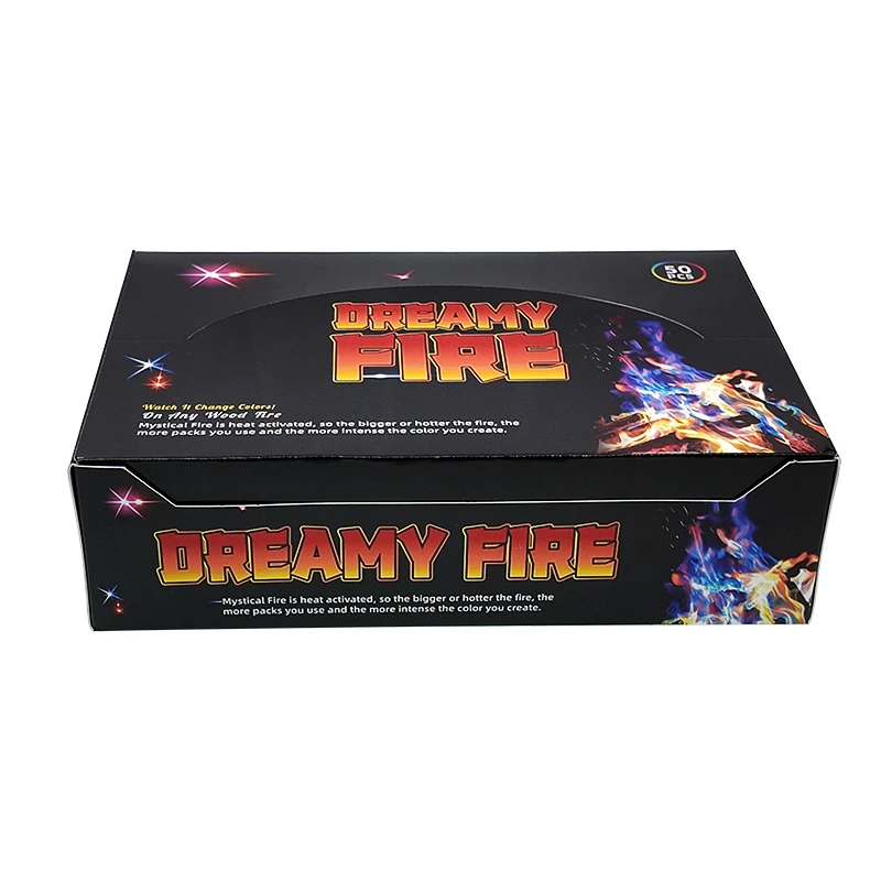 DF-103 Magic Colorful fire powder Flame tinting powder artificial flame for party bonfire camping Fire Color Changing Packets