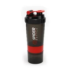 Custom Logo BPA Free Colorful 600ml Gym Sports Plastic Shaker Bottle For Protein With Mixing Ball