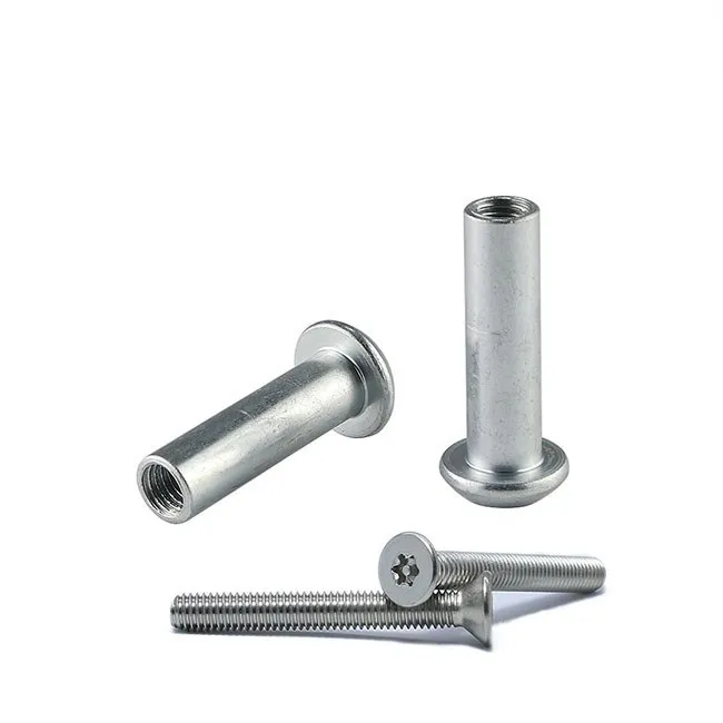 M2*4mm M3 M4 M5 Male and Female Fastener Chicago Book Screw Slotted Small Binding Screws