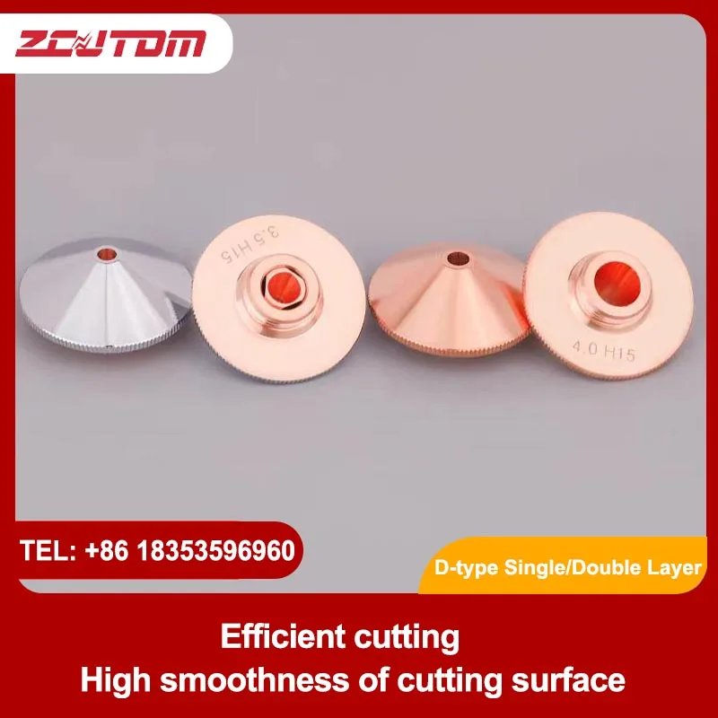 Laser Cutting Nozzle Single Double Layers D32mm Hexagon Nozzle for Metal Cutter Welding Machine