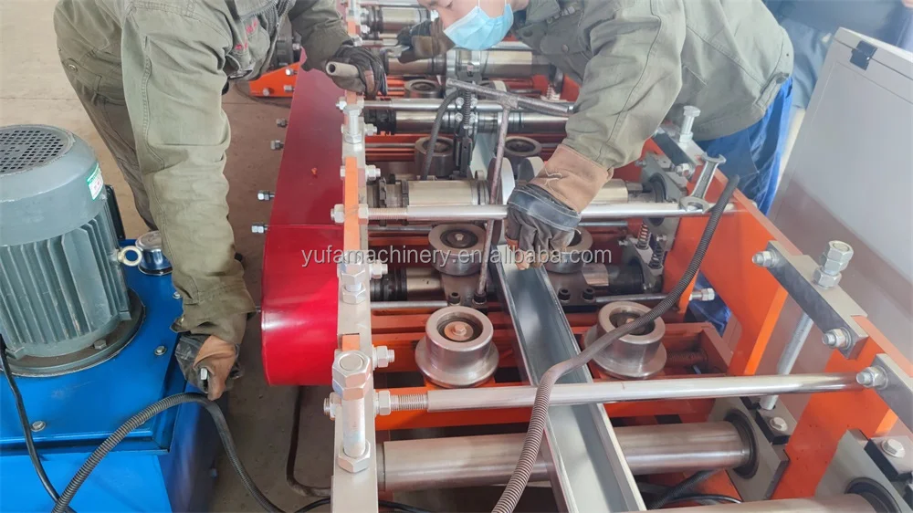 C Purlin Steel Frame galvanized Cold Roll Forming Machine purline metal bending machine