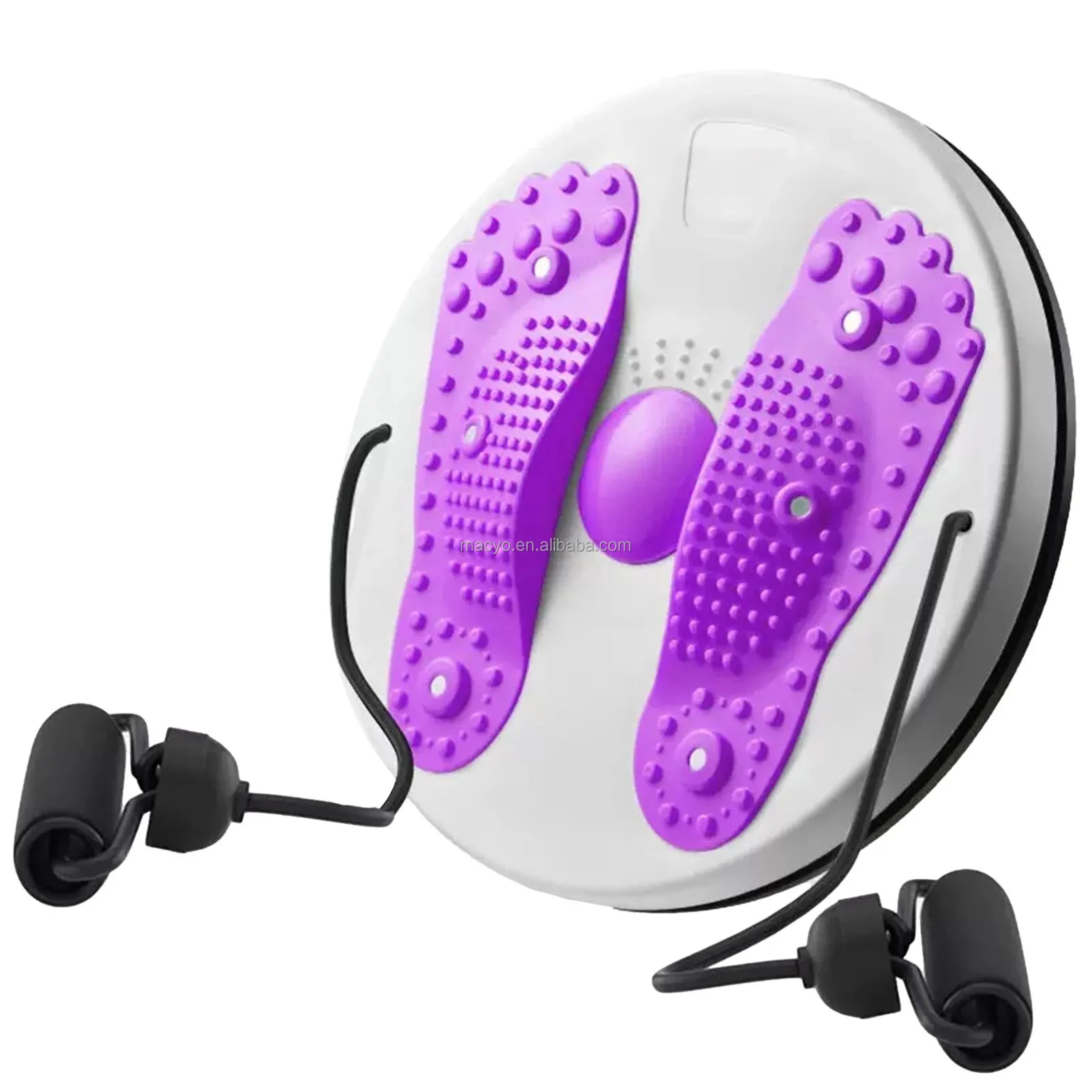 Waist Twist Machine Split Waist Twist Disc with Pull Rope, Ab Twist Plate For Cardio And Fitness Workout