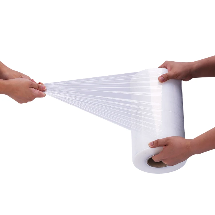 
High quality manufacturers direct sales plastic roll transparent PE transparent stretch film packaging materials 
