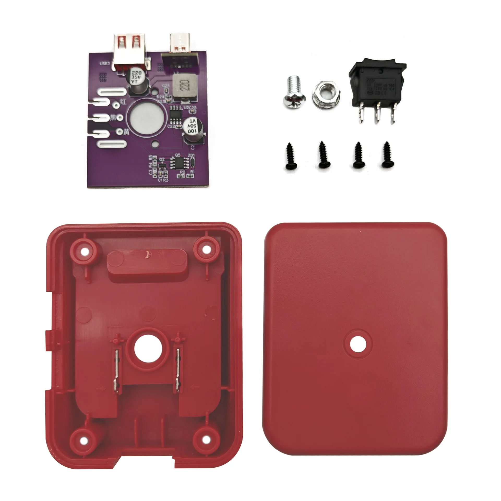 Suitable for Dewei/Makita/Miwoqi/Bosch 18V20V60V lithium battery base dual USBtype-c